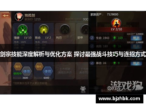 剑宗技能深度解析与优化方案 探讨最强战斗技巧与连招方式